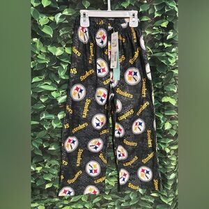 NFL Team Apparel Pittsburgh Steelers Sleepwear Pants Child’s XS 4/5 New